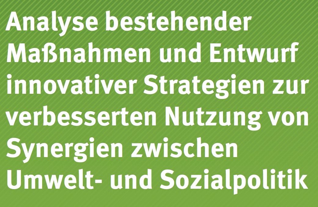 Potenziale sozialer Innovationen: Handlungsfeldern Energienutzung, Mobilität und urbane Biodiversität